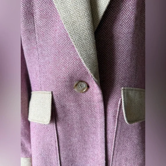 Cinq à Sept Lilac and Cream Blazer - Picture 8 of 13